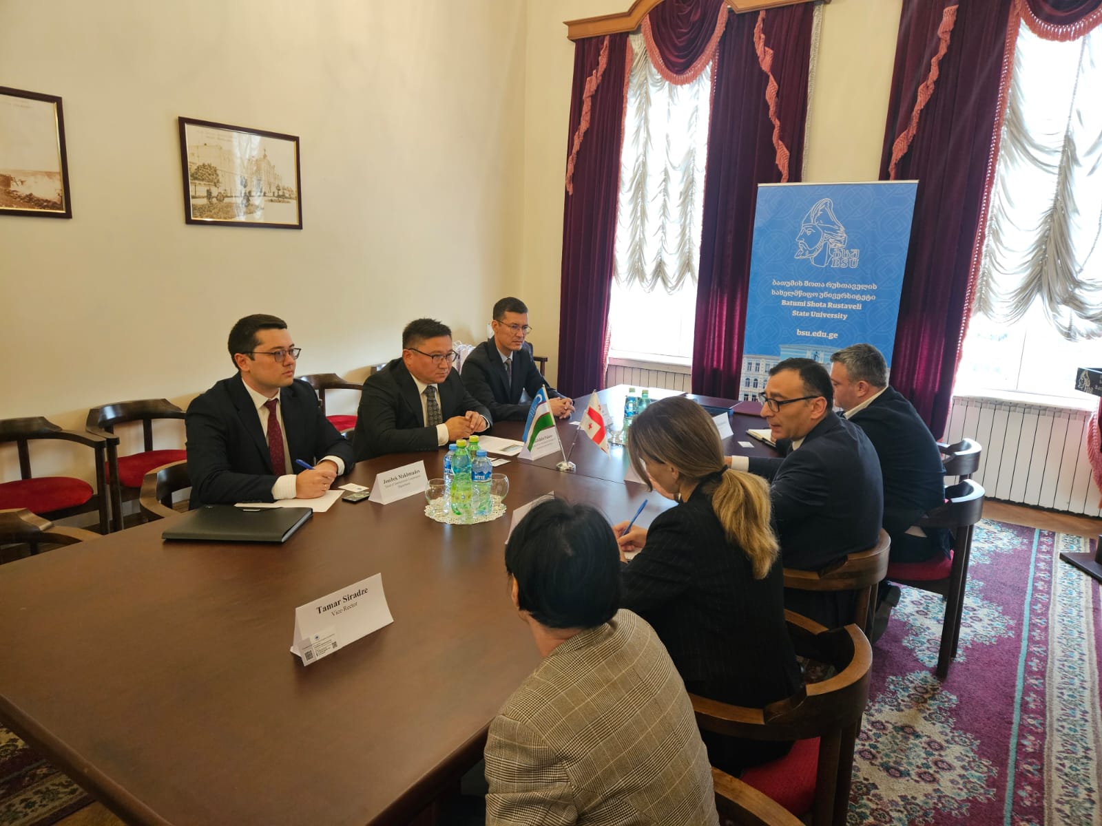 Samarqand iqtisodiyot va servis instituti hamda Shota Rustaveli nomidagi Batumi davlat universiteti oʻrtasida hamkorlik memor...