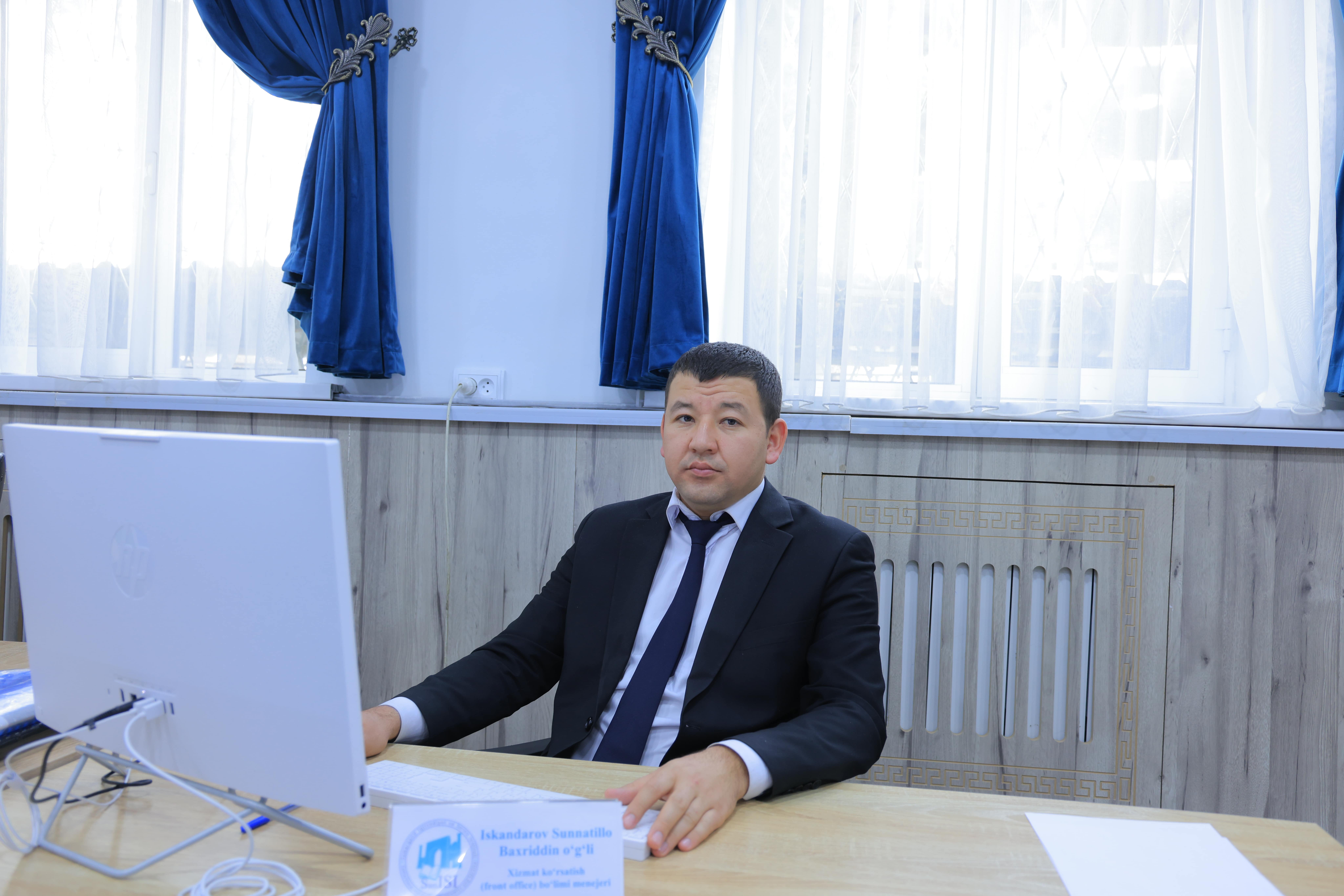 Iskandarov Sunnatillo Bahriddin o‘g‘li