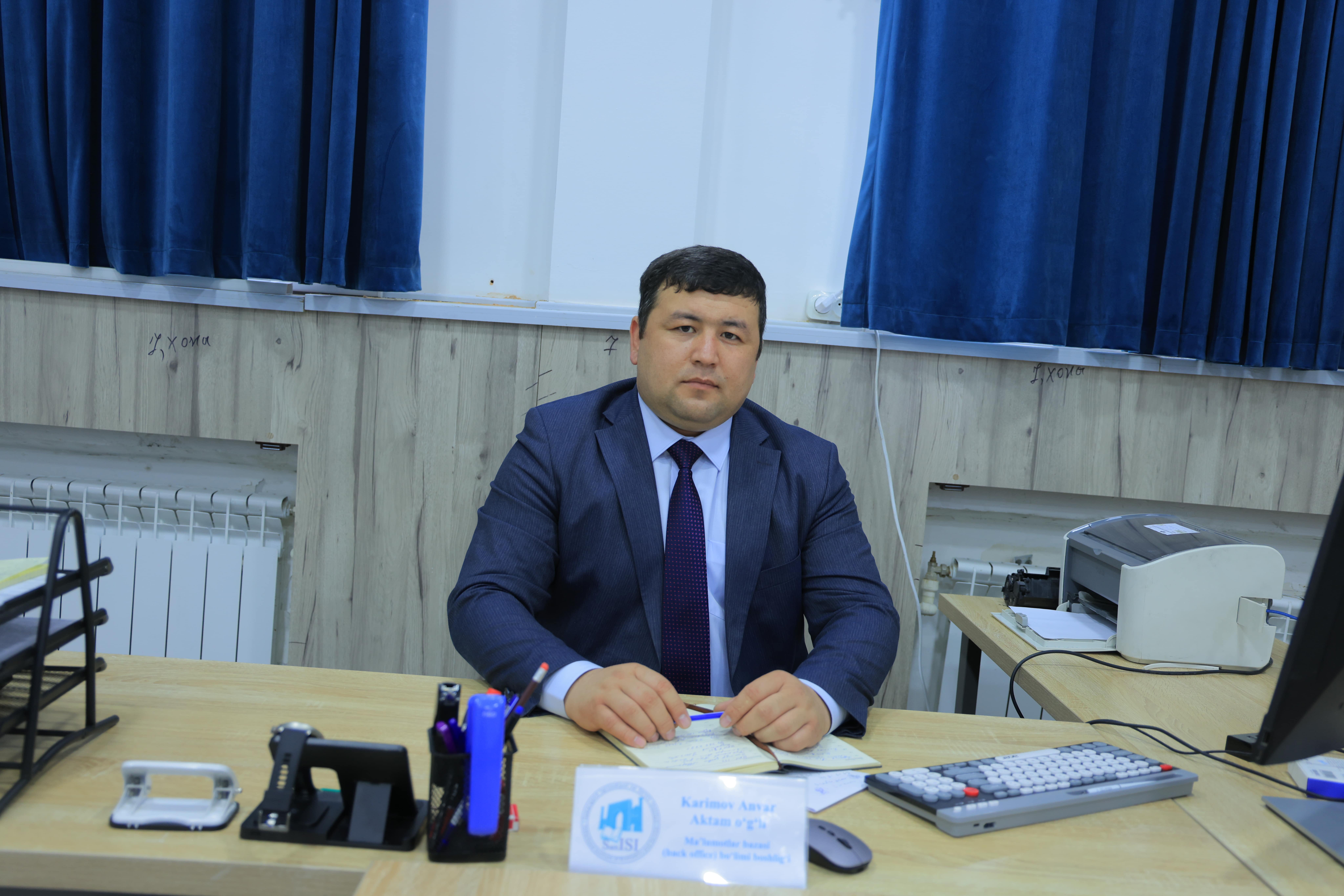 Karimov Anvar Aktam o‘g‘li